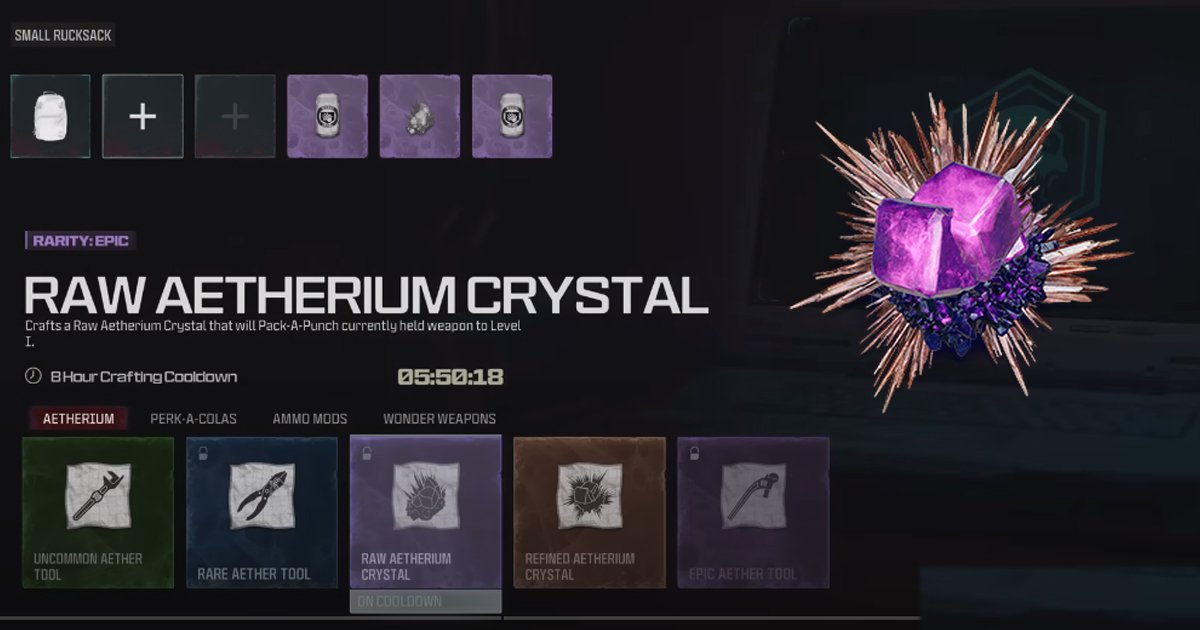 COD MW3 Guide: How to Get Raw Aetherium Crystal?